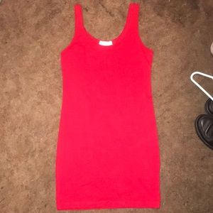 fitted red dress!